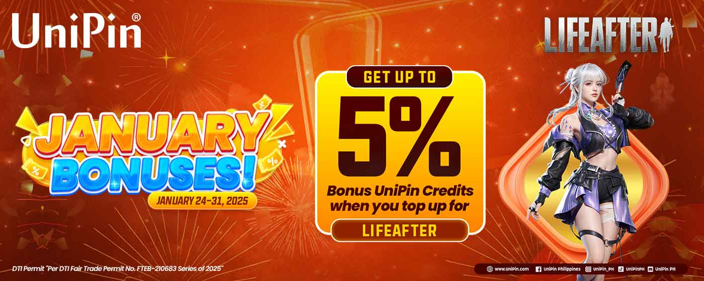 January Bonuses Lifeafter (PH)